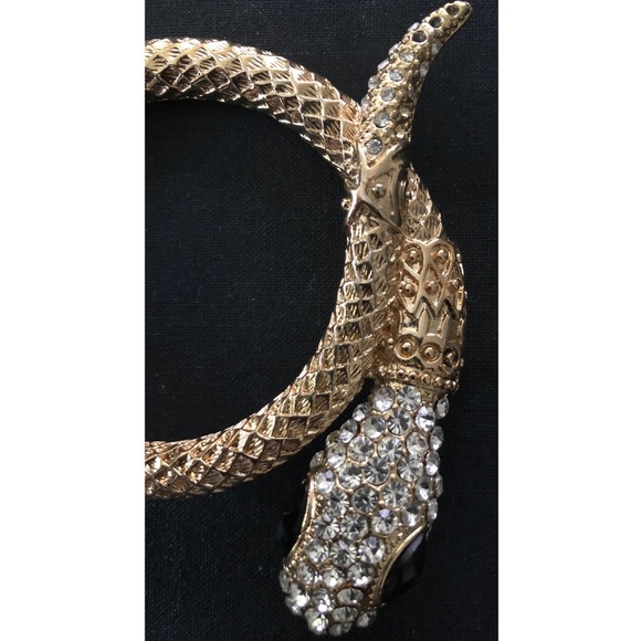 Jewelry Vintage Gold Snake Necklace Charm Poshmark